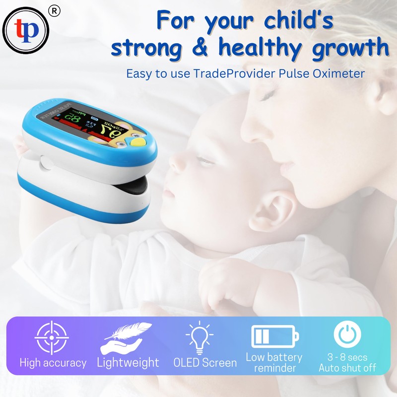 Pediatric Pulse Oximeter with Bag CE FCC Approved Heart Rate