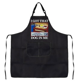 TOBGBE Funny H-ot Dog Meme Gifts For Costco H-otdogs Adjustable Chef Apron With Pockets Keep H-ot Dogs Price A-pron (Hot Dog Apron)