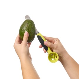 HIC Kitchen All-in-1 Avocado Tool, Stainless Steel Blade and Non-Slip Grip