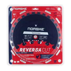 Norske Tools NCSBP297 12 inch x 28T Reversa Cut Framing Saw Blade Japanese Steel 1 inch Bore One Blade with Double Life Time