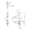 TOTO TLC11C Standing Faucet (Shared)