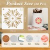 MWOOT 60 Pcs Mandala Stencils, Floral Templates for Painting on