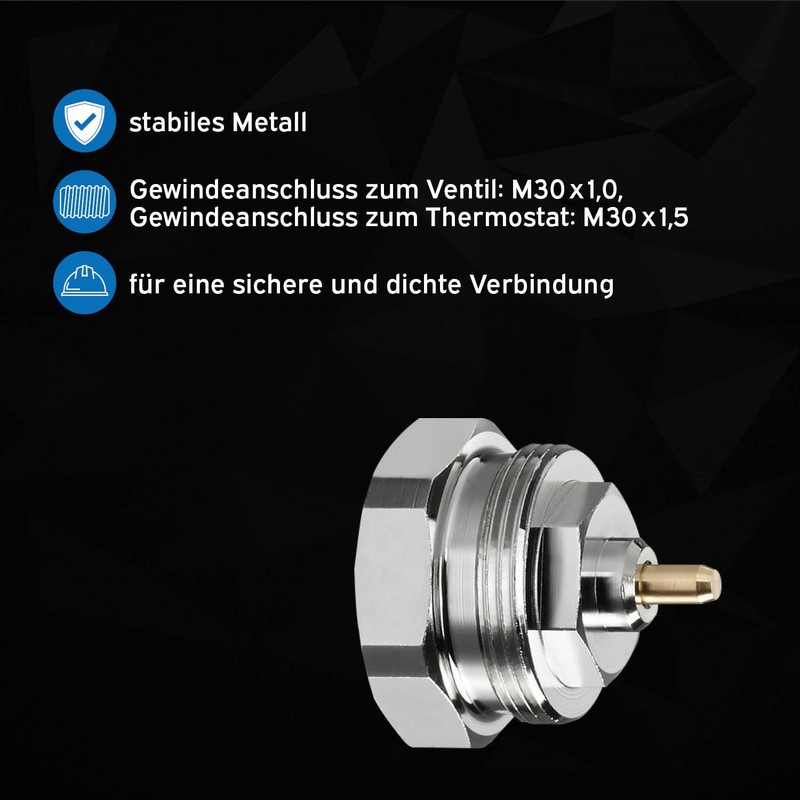 kör4u Adapter M30 x 1.0 to M30 x 1.5 for