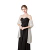 olyrjie - Bufandas de gasa suave para vestidos de noche,