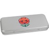 Azeeda 'Cute Poppy Flower' Metal Hinged Stationery Tin/Storage Box (TT00291079)