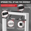 TOPOKO Upgrade Pull Up Bar for Doorway | Multi-Grip Chin