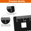 WANTOUTH 5 PCS Geometry Set 4 Pcs Aluminum Metal Scale