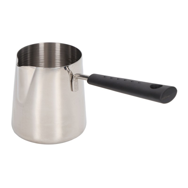 Coffee Milk Frothing Pitcher Cup 304 Stainless Steel Long Handle