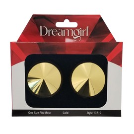 Dreamgirl Women's Gold Metal Pasties, O/S