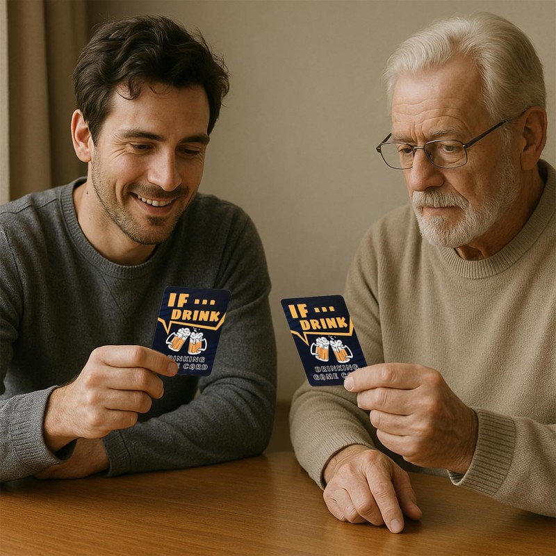 Bojueshaw 50pcs Dare & Drink Card Game for Adults,Hilarious Party