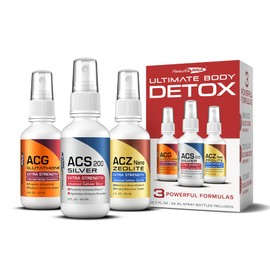 Results RNA – Ultimate Body Detox Extra Strength System – ACS 200 Silver/ACZ Nano Zeolite/ACG Glutathione are Clinically (2 oz - 30 Servings - 2,000mg)