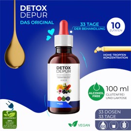 Detox Liver Treatment | Liver Detoxification Treatment | Milk Thistle, Artichoke, Dandelion, Papaya | Detoxifying, Cleansing, Draining, J.Armor Pharma Drops 100 ml | Vegan, Gluten Free