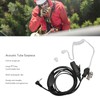 2.5mm Acoustic Tube Earpiece Single Pin PTT Button Walkie Talkie
