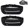 2 Pcs Cangurera Deportiva - Bolsa Deportiva con Cinturón Elastic
