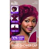 Ms Remi Premium Braid Shower Cap Burgundy 25 inch long