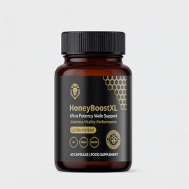 Honey Boost XL Capsules All Natural Supplement - Maximum Strength - Advanced Formula - Vegan Friendly - Non GMO