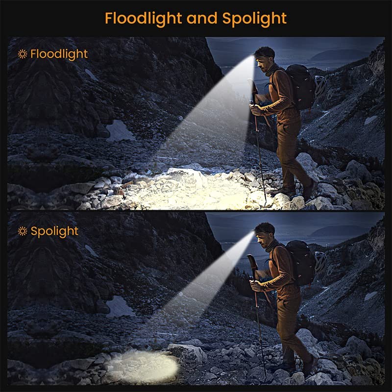sofirn HS20 LED Headlamp Rechargeable, 2700 High Lumen Headlight, Super