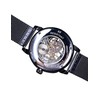 FORSINING Black Mechanical Watch for Men Minimalist Retro Design Staempunk
