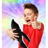 DolliBu Black Whale Stuffed Animal - Huggable Whale Plush, Adorable
