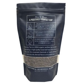Positively Tea Company, Organic Ceylon, Black Tea, Loose Leaf, 1 Pound Bag