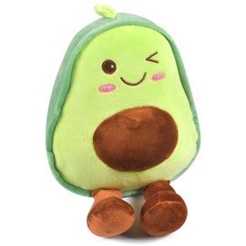 Avocado Cuddly Toy, Plush Avocado Toy, Avocado Plush Toy, Avocado Cushion Cuddly Toy for Girls Boys as Christmas Birthday and Gifts, Car, Sofa, Decoration 11.8 Inches / 30 cm
