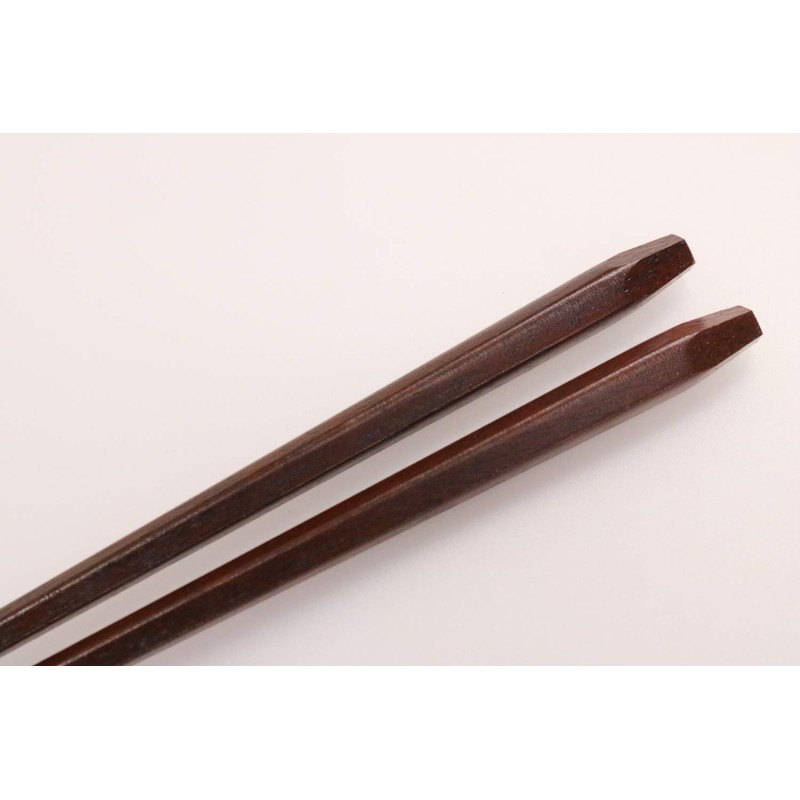 Ishida KP Lacquered Five Square Plain Chopsticks Made in Japan