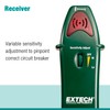 Extech CB10 Circuit Breaker Finder, Locates fuses/Breakers, Tests receptacles and