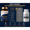 GB Premium Magnesium 12-in-1 Complex, 700mg per Serving, with Bisglycinate,