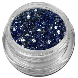 Glamour Mix Glitter Glitter Silver Powder Blue Nail Art