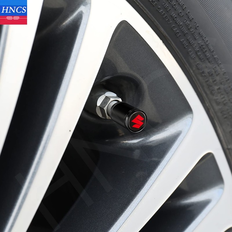 Suzuki Air Valve Cap Tire Wheel Rim Dress Up Cool