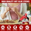 Arrow Full Size Hot Glue Sticks, 200 Pack Clear Glue