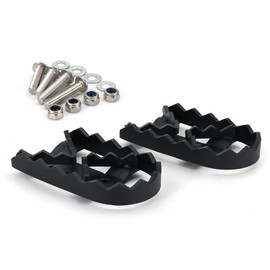 Mantt Wide Foot Peg Adaptors Fit for DL650 / V-Strom 650 2024 2023 2022 2021 2020 2019-2004 Footrest DL1000 / V-Strom 1000 2021 2020 2019-2002 Motorcycle Wide Foot Peg Adaptors