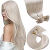 LaaVoo K Tip Human Hair Extensions Blonde Fusion Hair Extensions