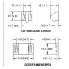 SPEP RV Screen Door Latch Universal(Right Hand or Left Hand)
