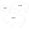 Magnum Target 3/8" AR500 12"x18" Buffalo Plate - Cowboy Action