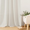 RYB HOME Semi Sheer Curtains 102 inches Long, Back Tab