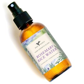 Baja Basics Rosemary Rice Water for Hair Growth Spray - Longsheng Rice Water Spray & Rosemary Oil for Hair - Scalp Treatment for Strengthening, Thickening & Hydrating Dry Hair for Men & Women - 4oz