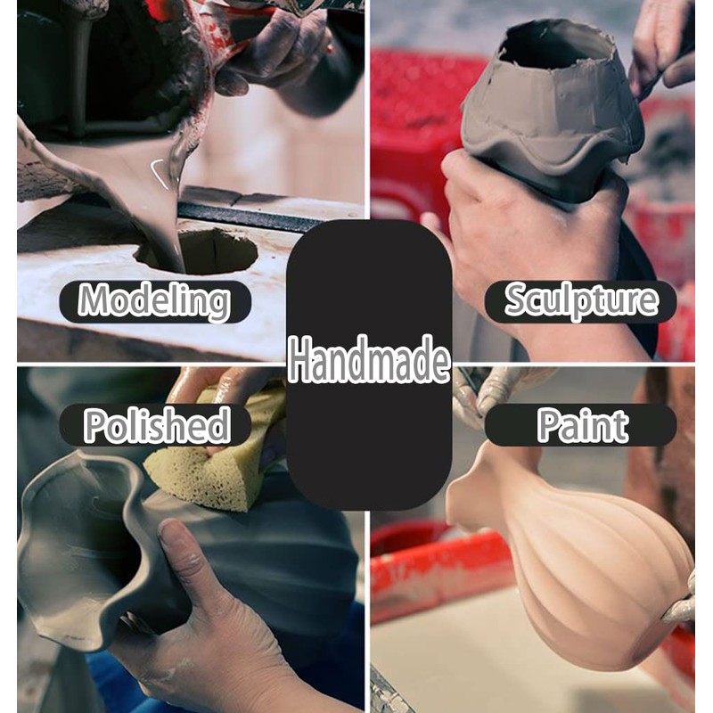 Ceramic Vases for Minimalist Modern Home Decor, Decorative Flowers Vase