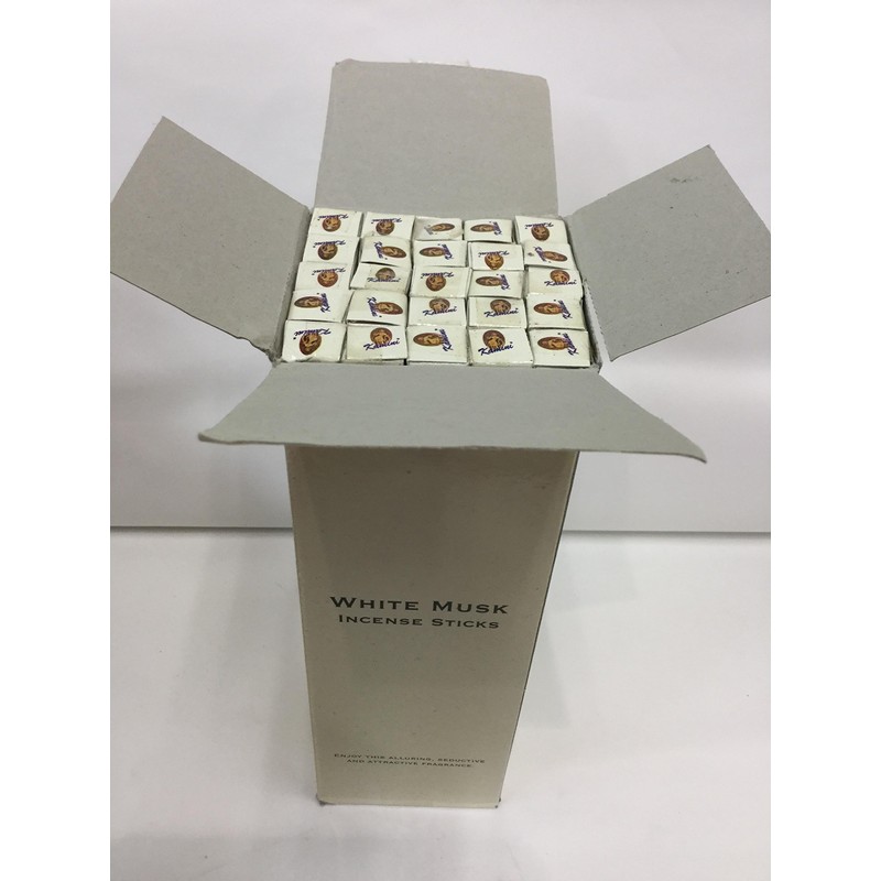 White Musk Incense Sticks (total 200 sticks)