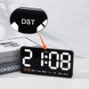 AIXXCUVQ Electronic Digital Wall Clock with Adjustable Brightness 9. Display