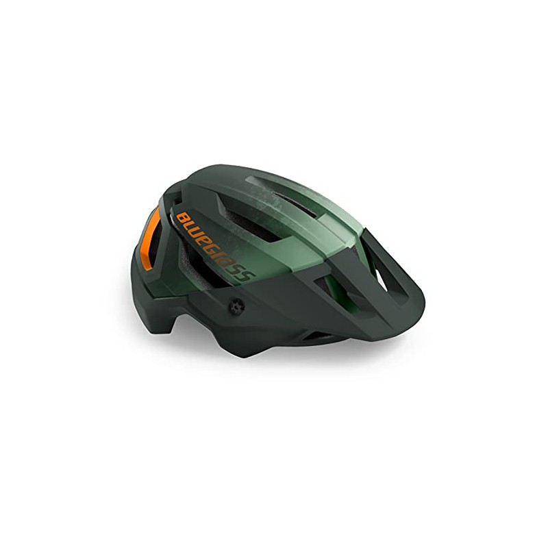 Bluegrass Rogue Helmet Green/Matte Orange S(52-56), Unisex Adults, Multicoloured (Multicoloured)