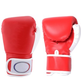 1 Pair Kids Boxing Gloves Punching Bag Training Sparring Gloves for Boys and GirlsRed