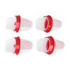 Chicken Feeder Rain Proof Poultry Feeder Port Gravity Feed Kit