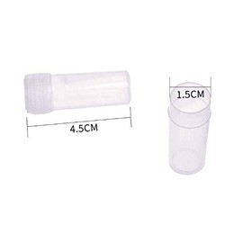 5ML Plastic Sample small Bottles Vial Storage with Lid Vial Storage Container for Small Items-50PCS