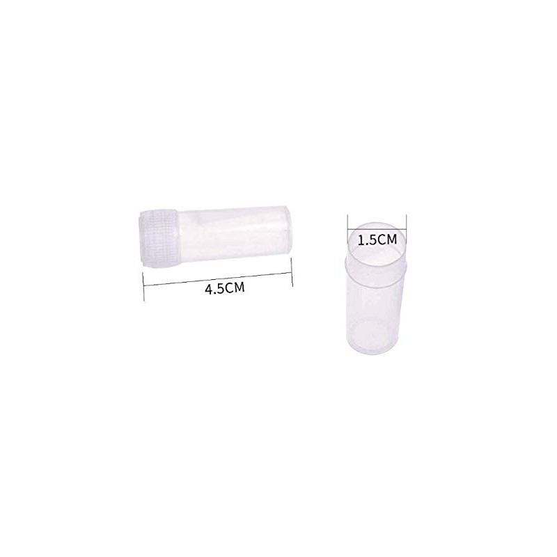 5ML Plastic Sample small Bottles Vial Storage with Lid Vial
