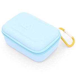 CASEMATIX Retro Handheld Game Console Case Compatible with HigoKids QS4 Portable Retro Video Game Player, Mademax RS-1 Console, E-MODS Arcade Pocket Player and More Up to 4.75", Baby Blue Case Only