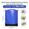 Heavy Duty Water-Resistant Inflatable Bounce House Storage Bag with Drawstring,