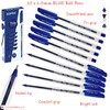 ZOFAX Trio Ballpoint Pens, BLUE, 1.0mm Medium Point, Pack of