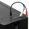 AHIER 3.5mm Gold 1/8 Stereo Mini Jack Male to 2