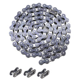 Yudesun Bike Accessories Bike Chain Single Speed Thick Bicycle Chain 24/26 Inch 98 Links